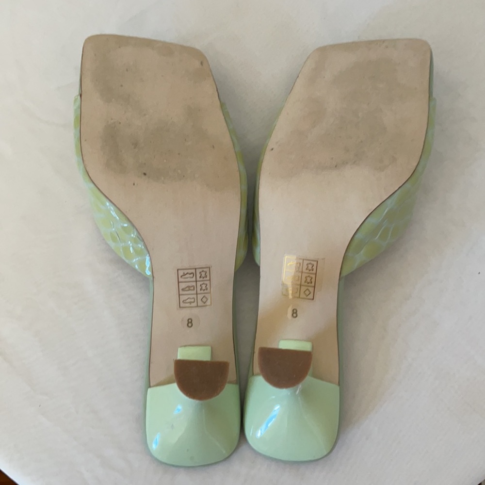 Jeffery Campbell light green stone shoes size 8 - Picture 5 of 6